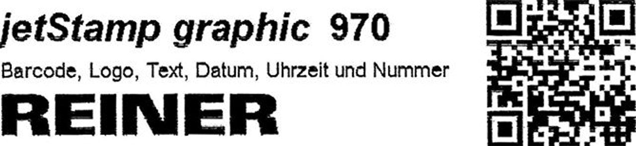 jetStamp graphic 970 für Oberflächen wie Karton & Papier