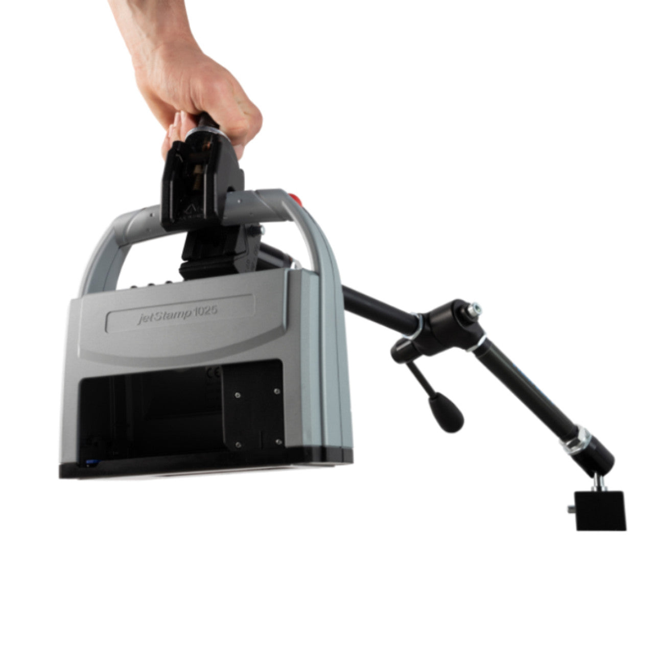 Schwenkbare Gerätehalterung für jetStamp Inkjet-Drucker